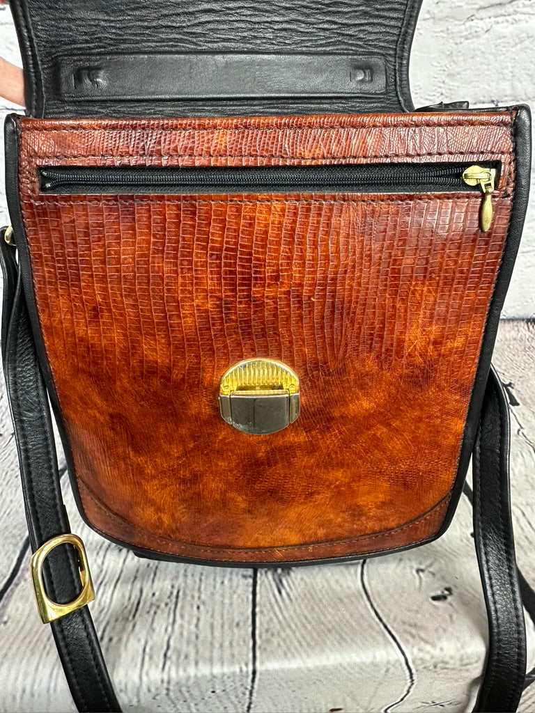 DBrev Alligator and Leather Handbag