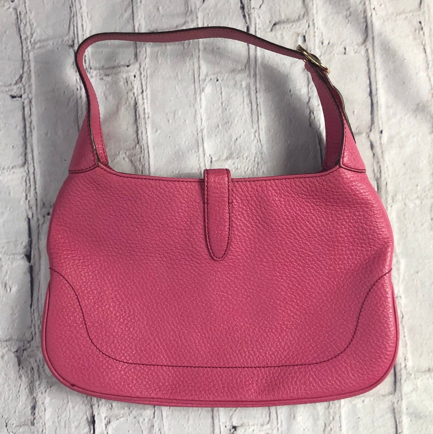 Vintage Pink Pebbled Leather “Jackie” Gucci Purse