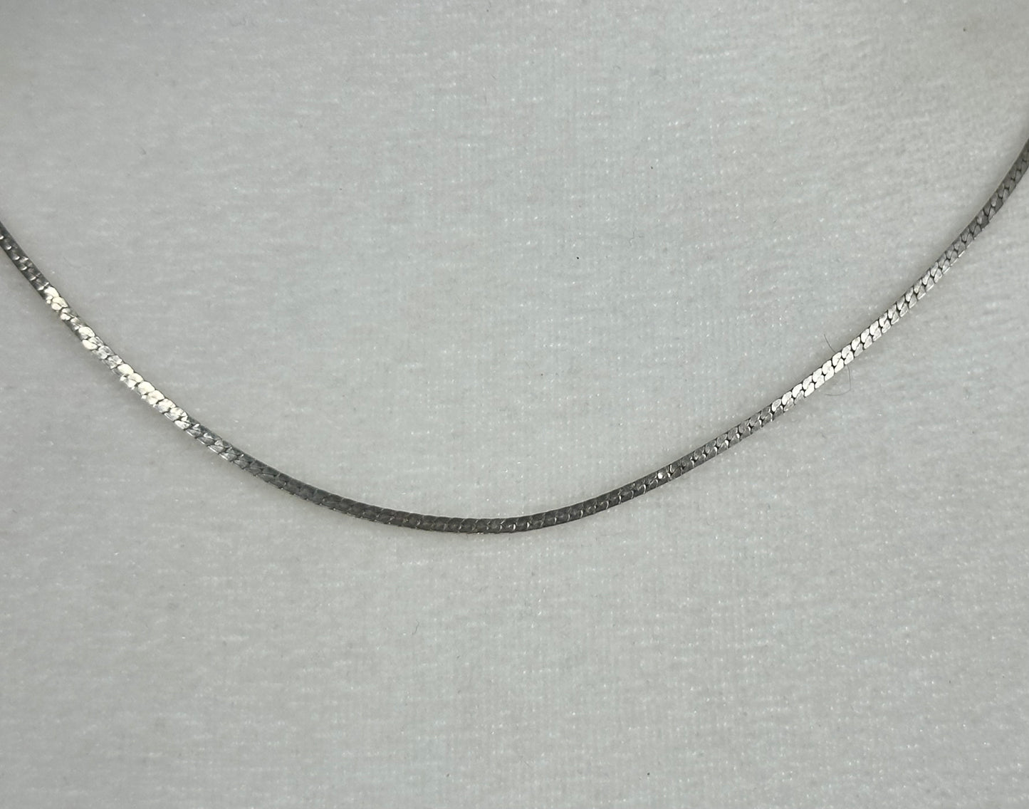 Vintage Monet Silver tone Choker length Chain
