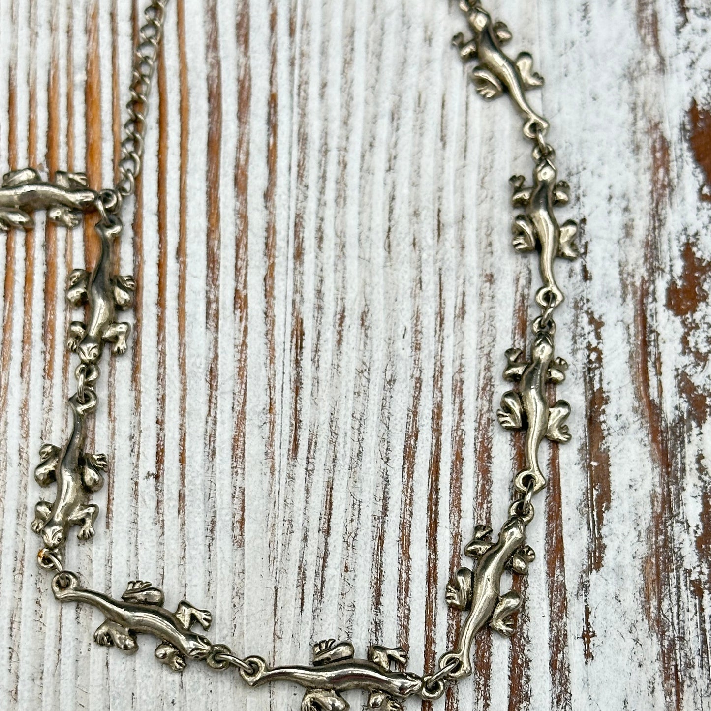 Reptile Bracelet/Anklet in silver