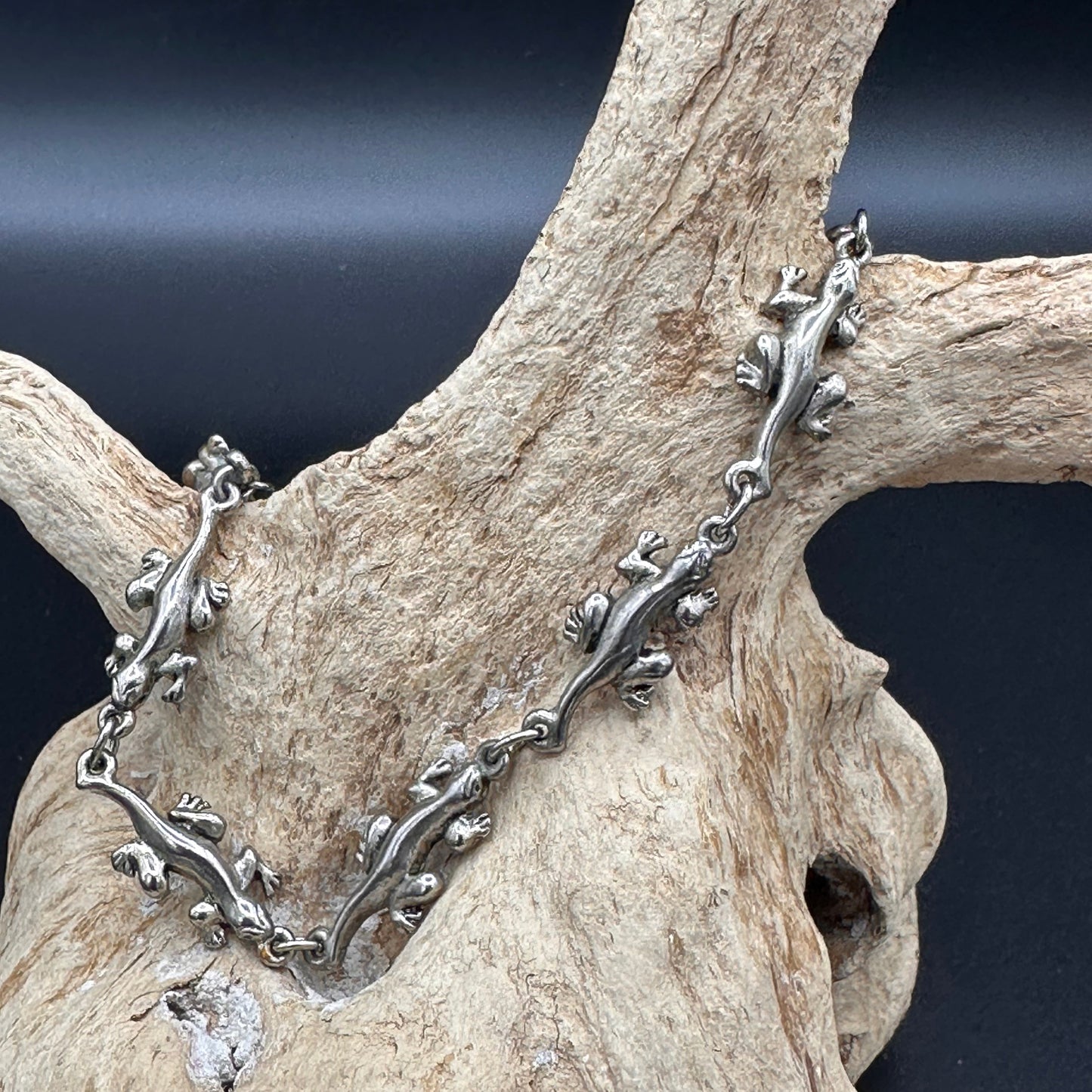 Reptile Bracelet/Anklet in silver