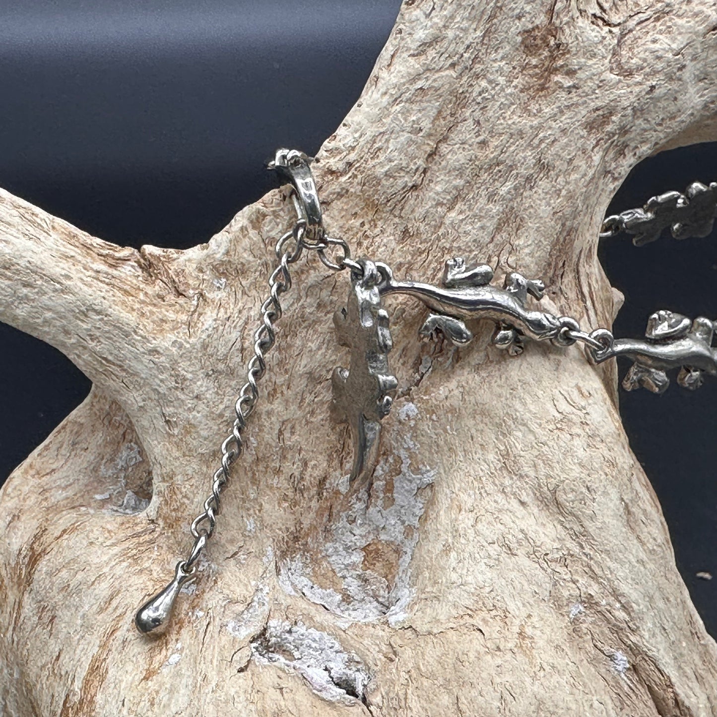 Reptile Bracelet/Anklet in silver