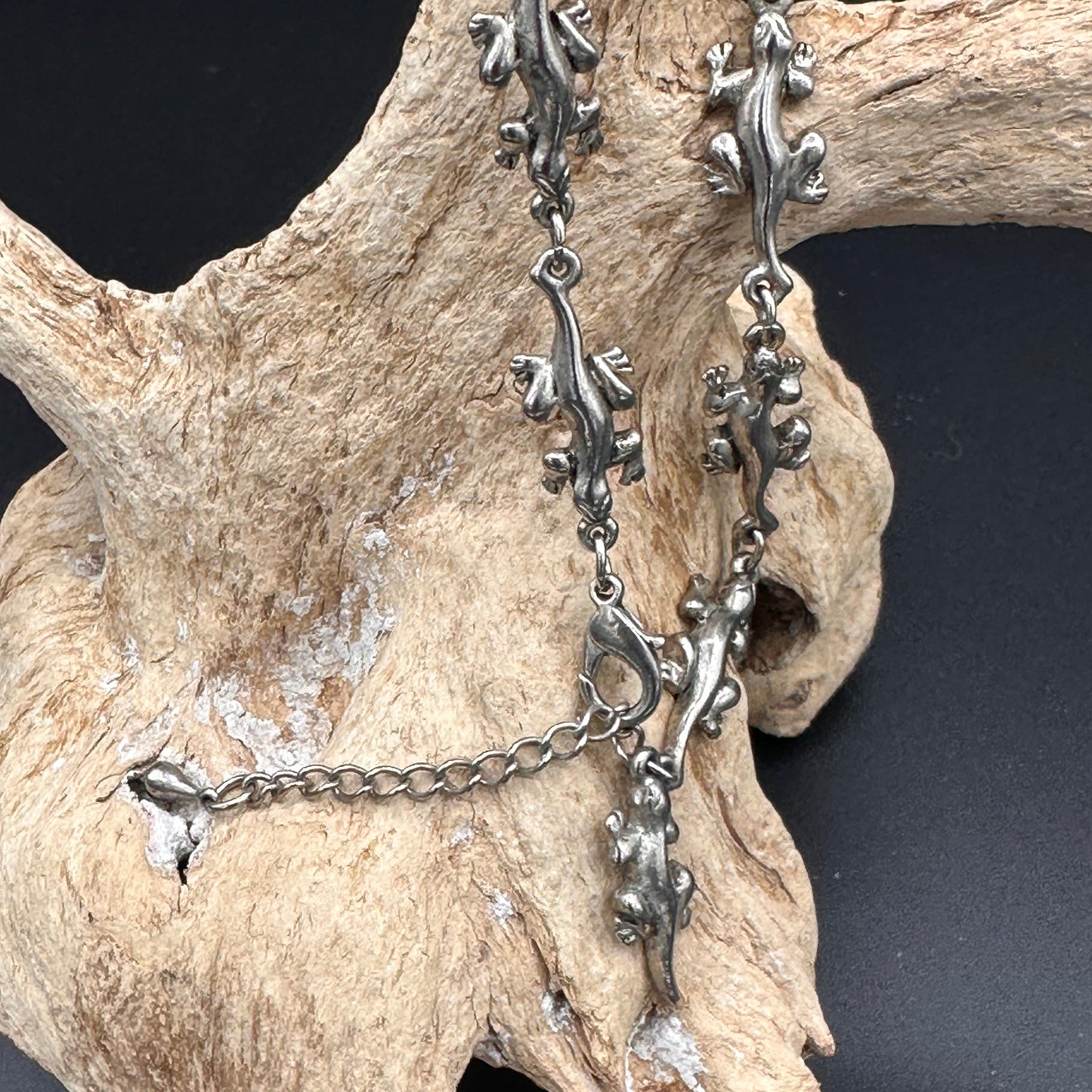 Reptile Bracelet/Anklet in silver