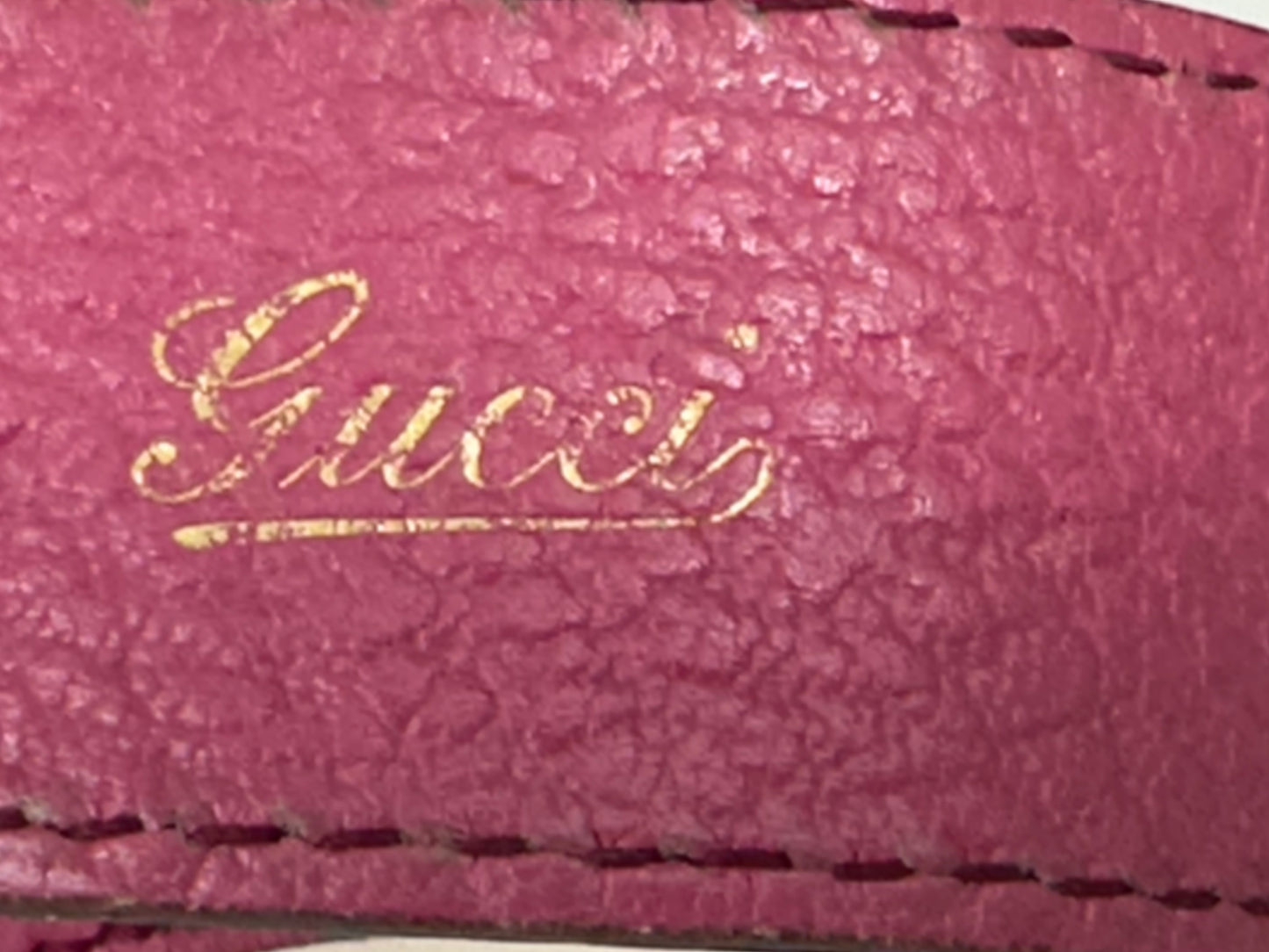 Vintage Pink Pebbled Leather “Jackie” Gucci Purse