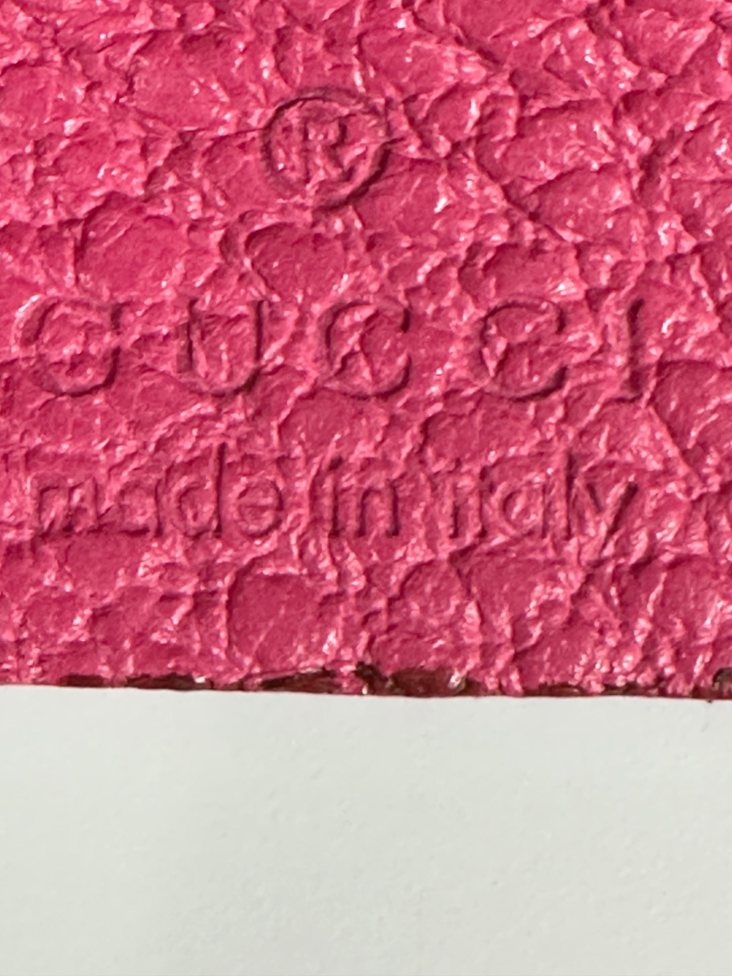 Vintage Pink Pebbled Leather “Jackie” Gucci Purse