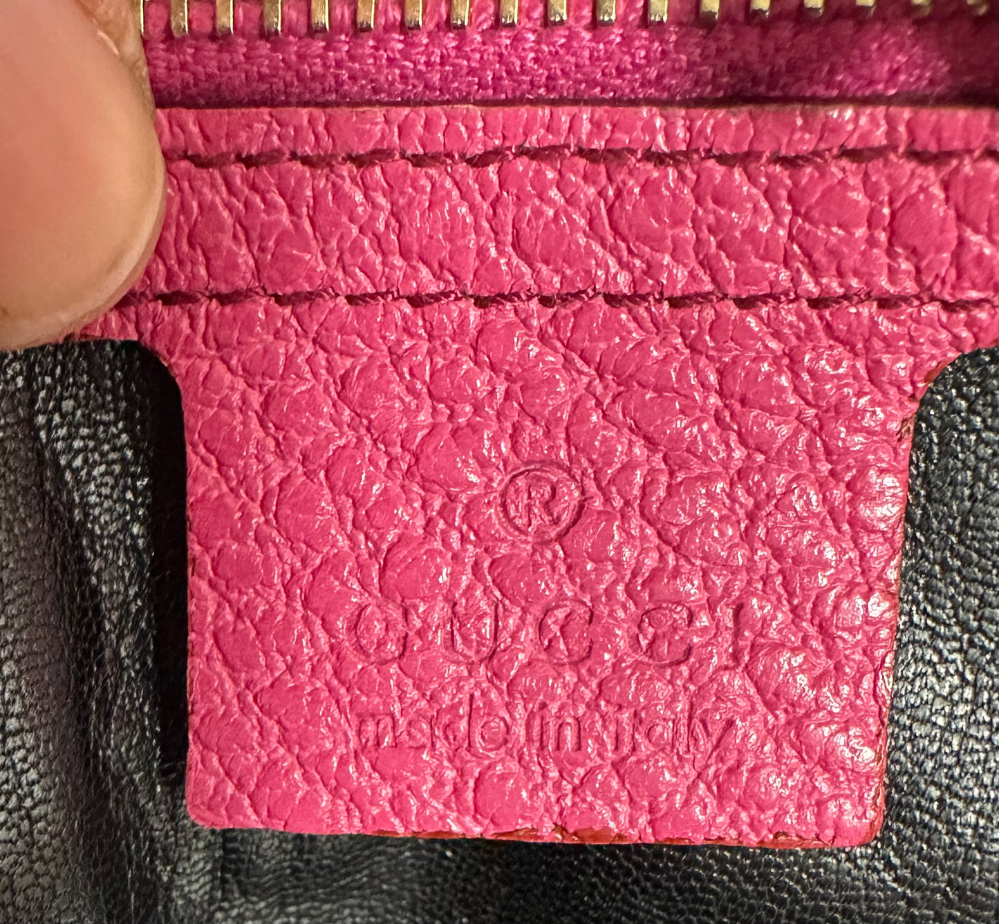 Vintage Pink Pebbled Leather “Jackie” Gucci Purse