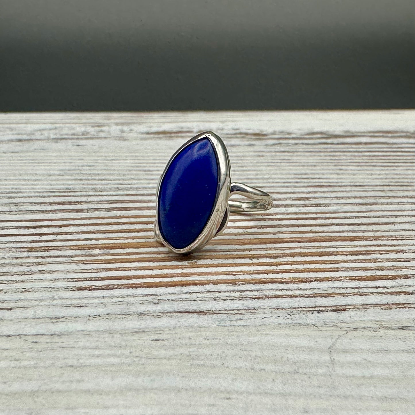 Lapis Lazuli In Sterling Silver Ring