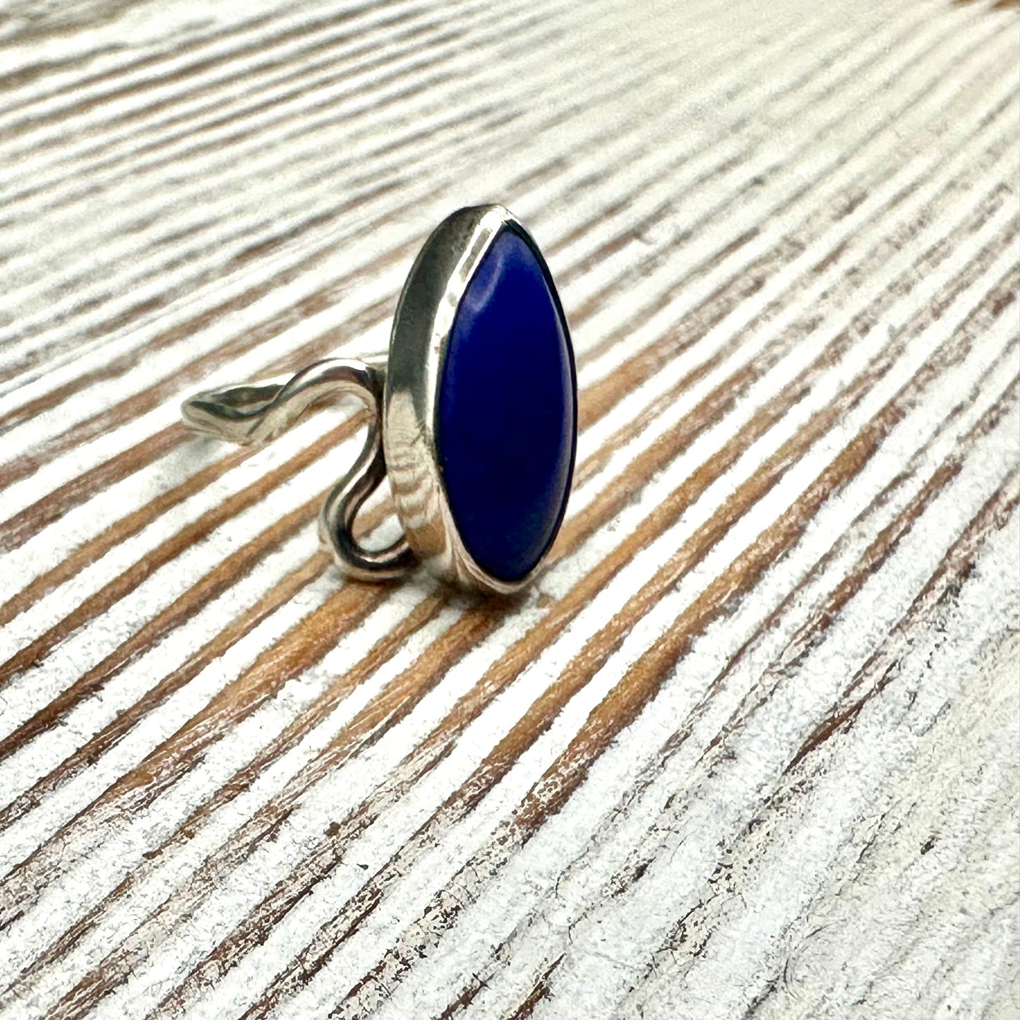Lapis Lazuli In Sterling Silver Ring