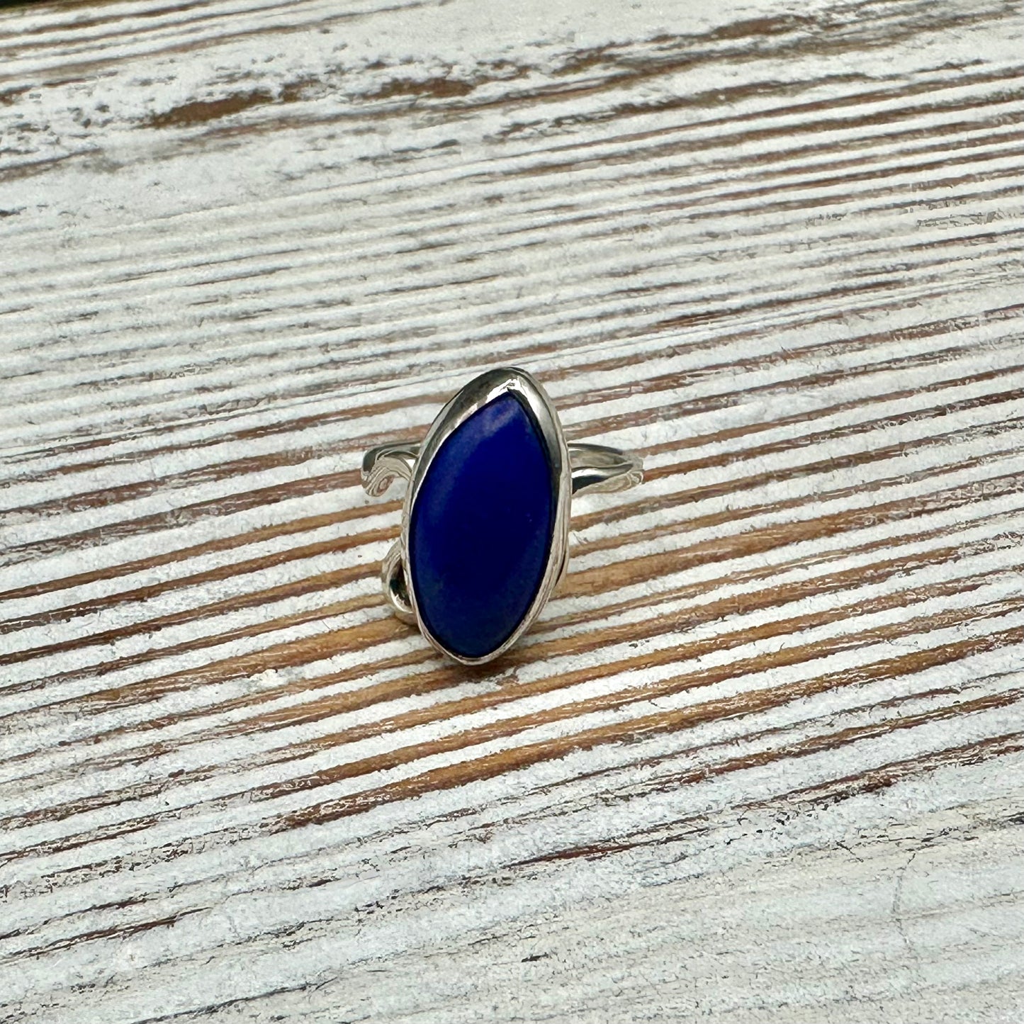 Lapis Lazuli In Sterling Silver Ring