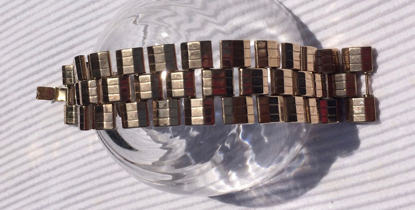 Kreisler Articulated Gold overlay bracelet
