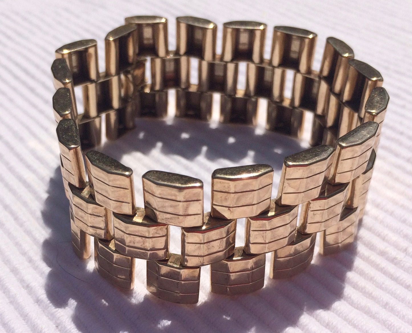 Kreisler Articulated Gold overlay bracelet