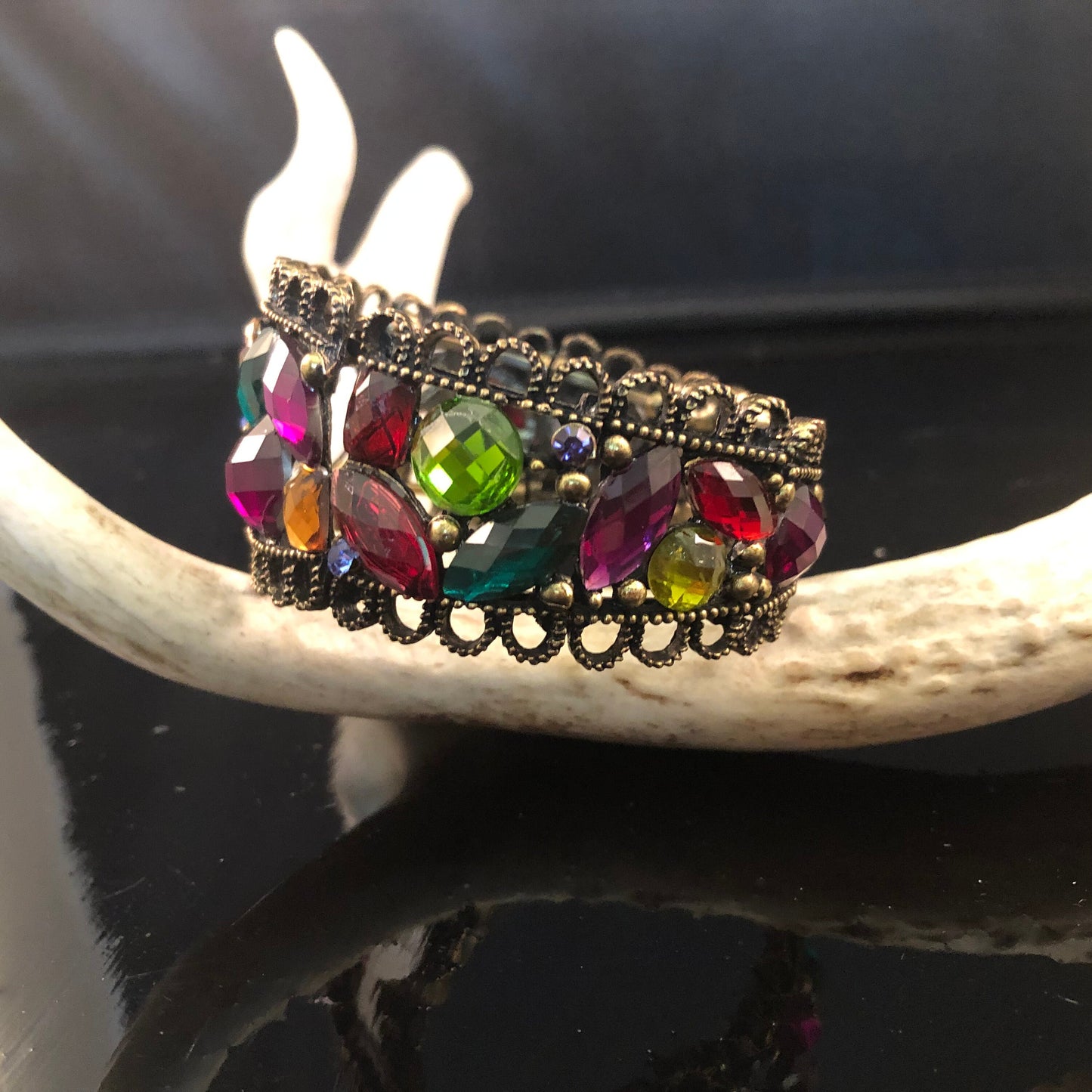 Colorful Bracelet in Brass