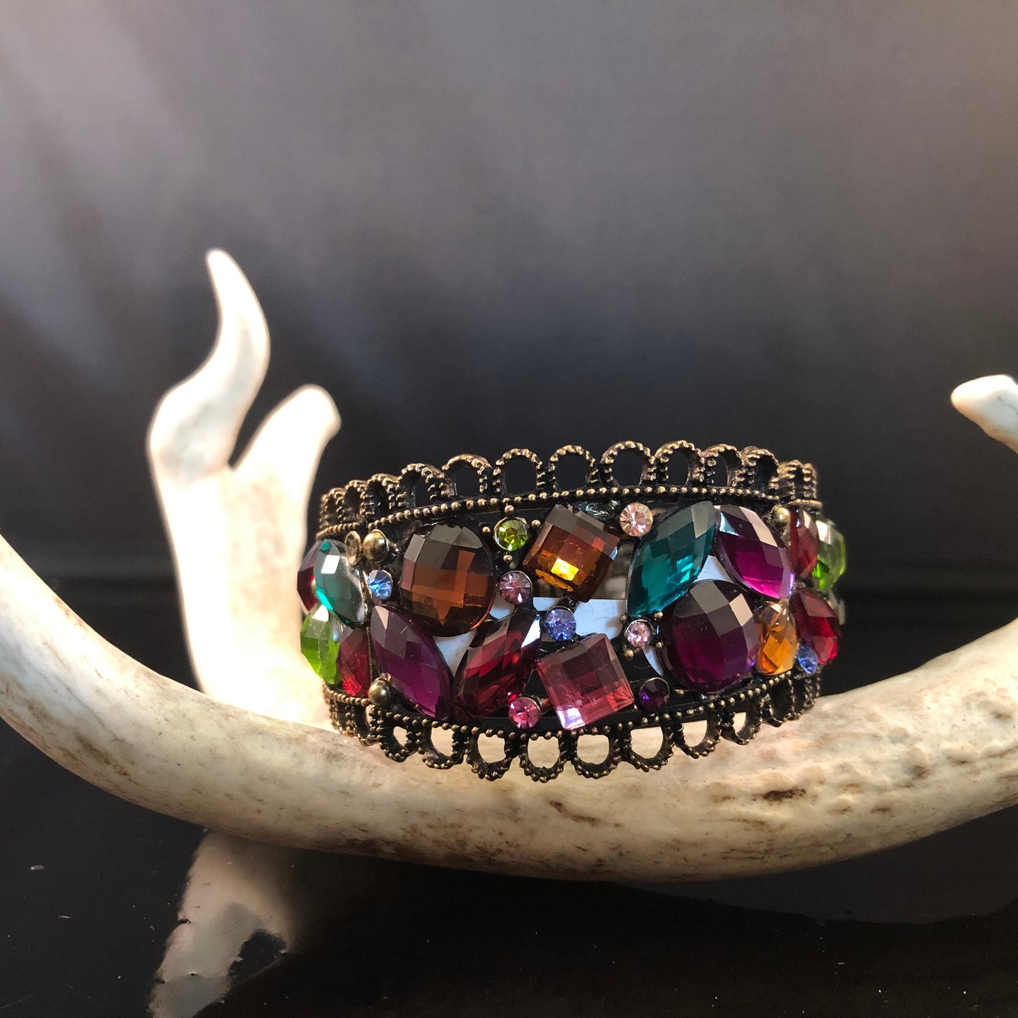Colorful Bracelet in Brass
