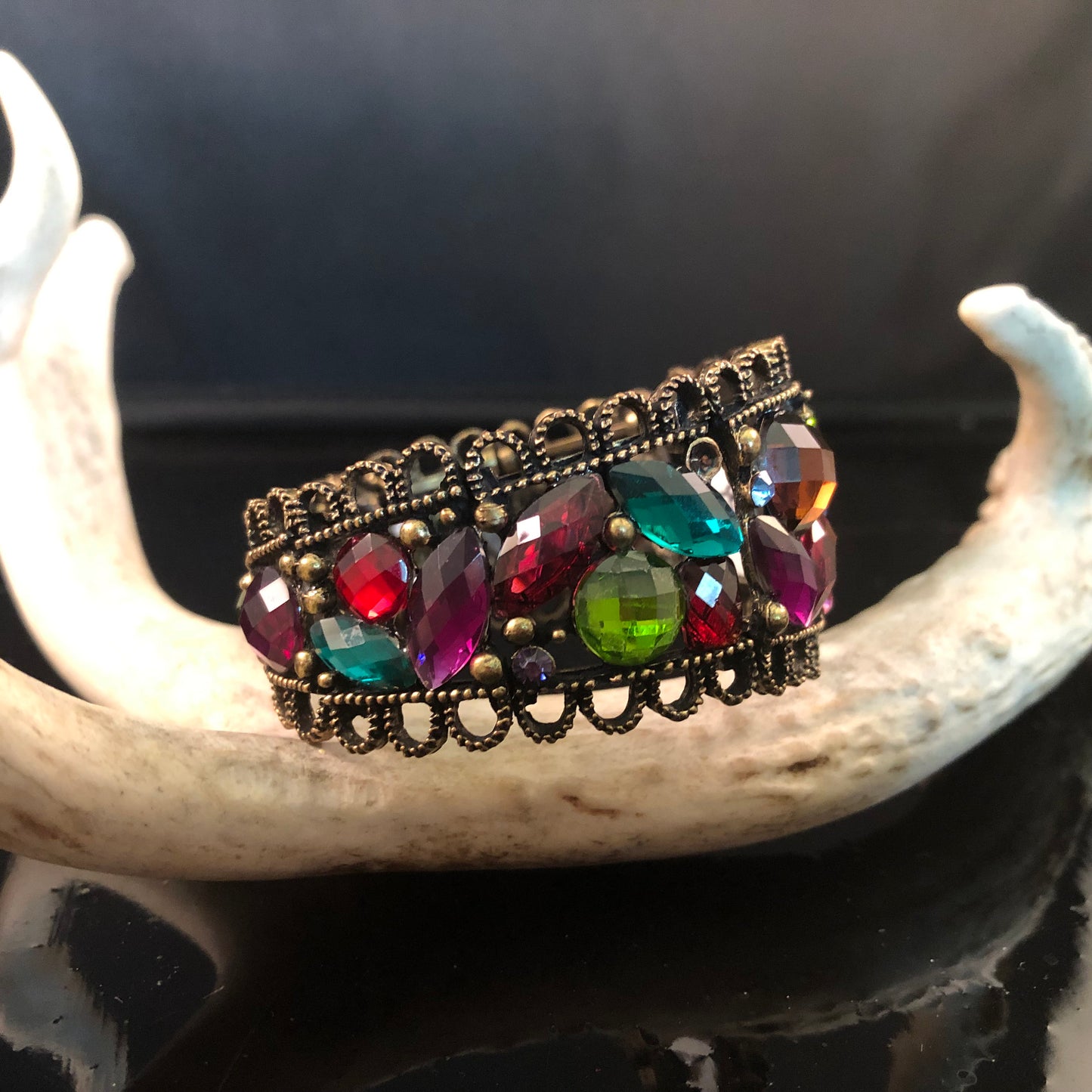 Colorful Bracelet in Brass