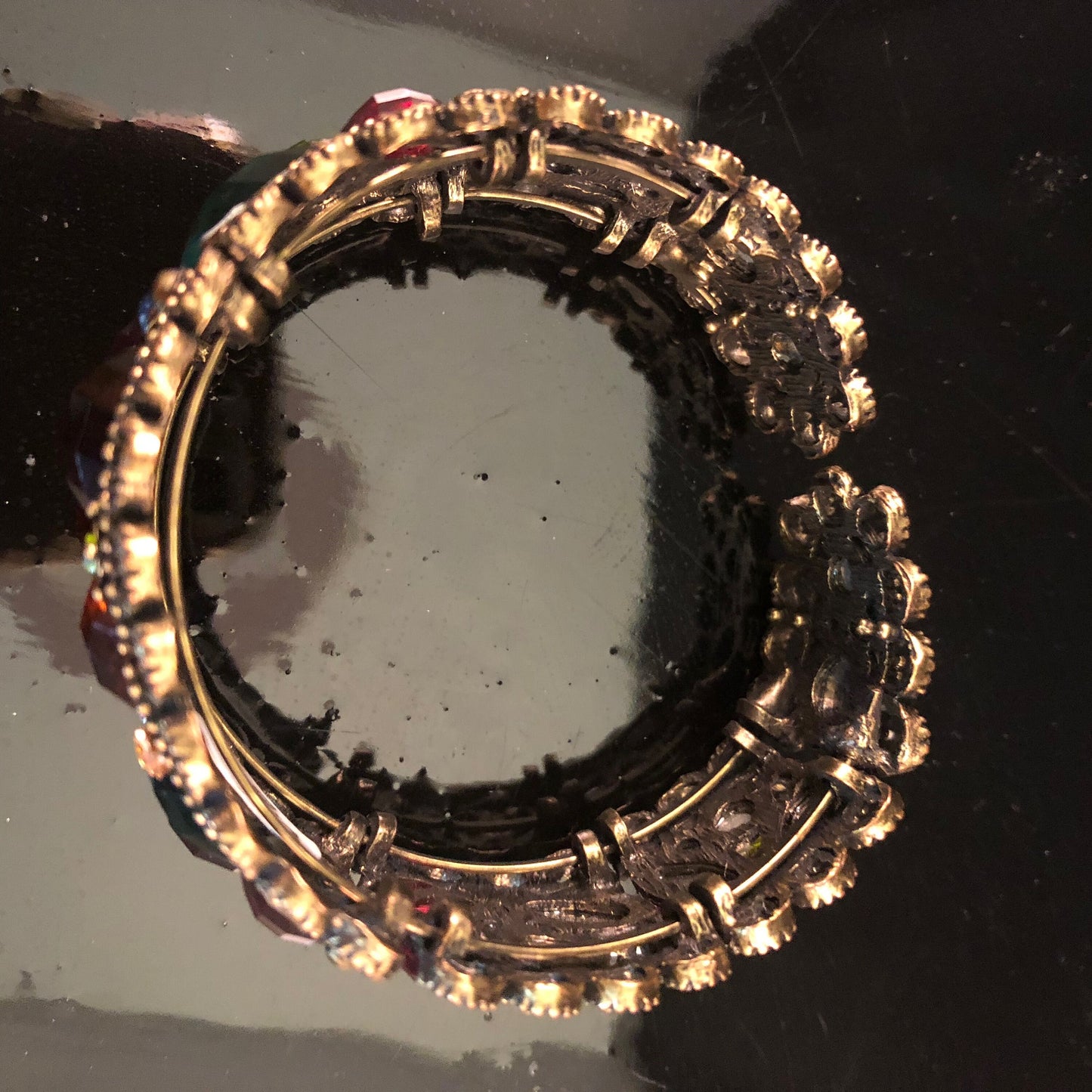 Colorful Bracelet in Brass