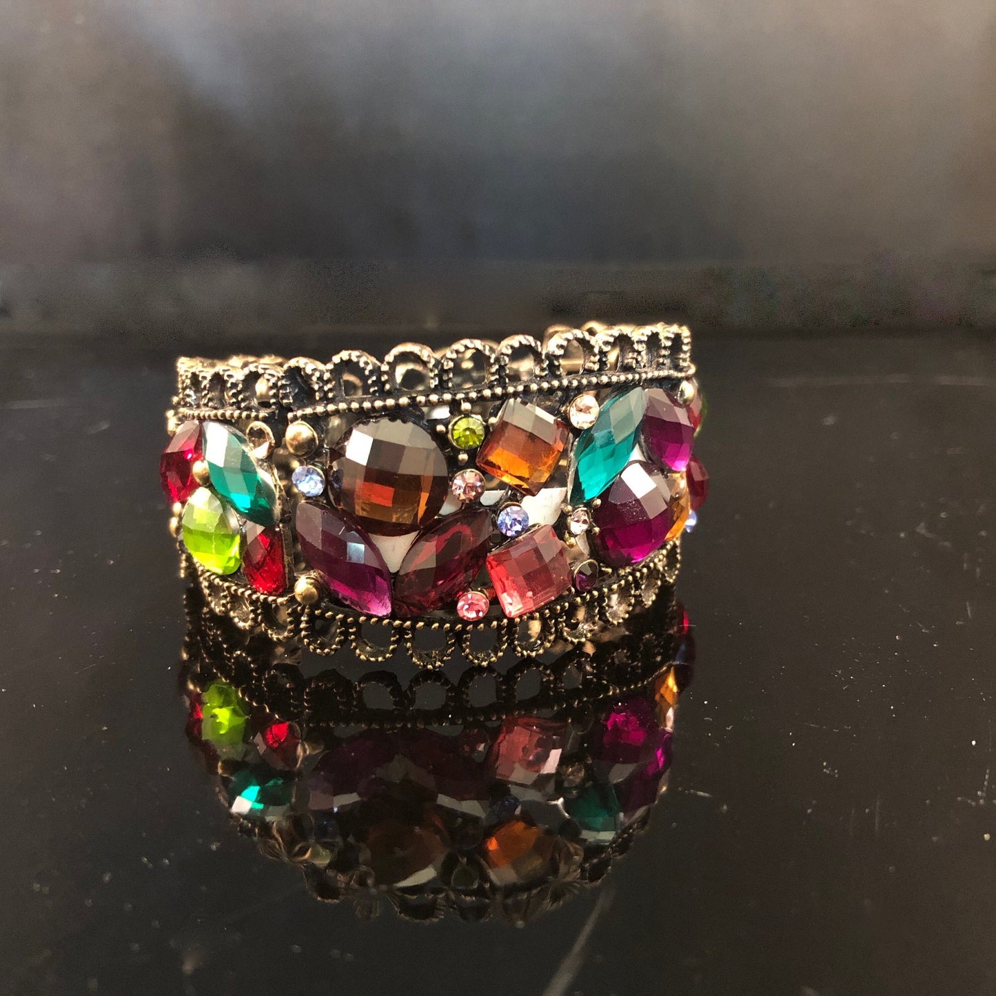 Colorful Bracelet in Brass