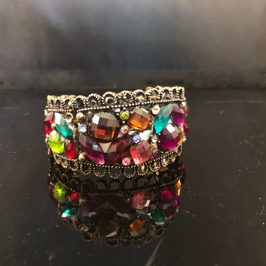 Colorful  Bracelet in Brass