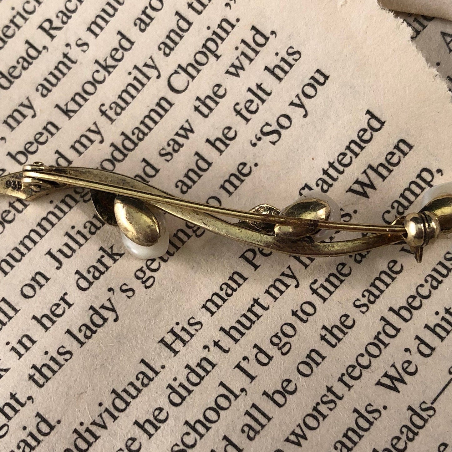Baroque Pearl Goat Willow Branch