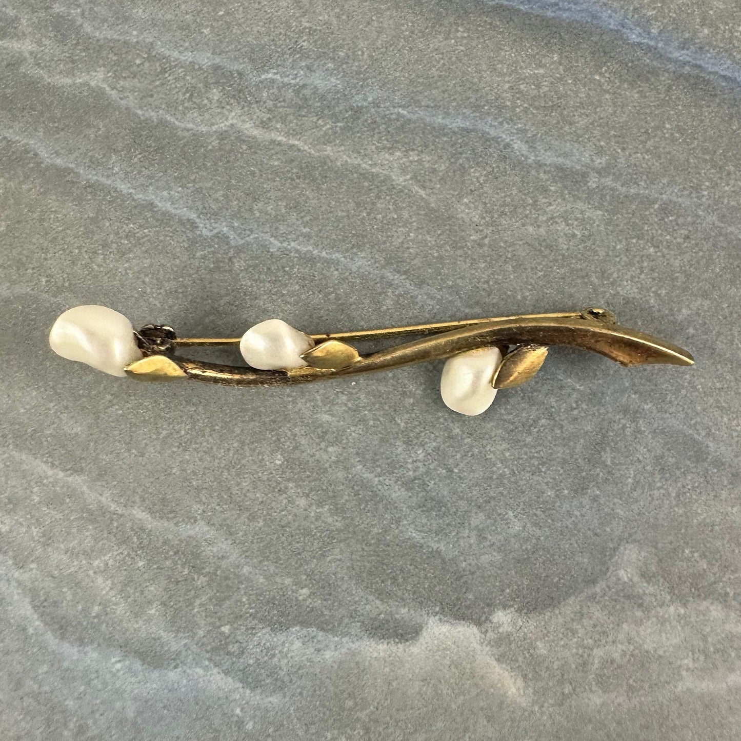 Baroque Pearl Goat Willow Branch