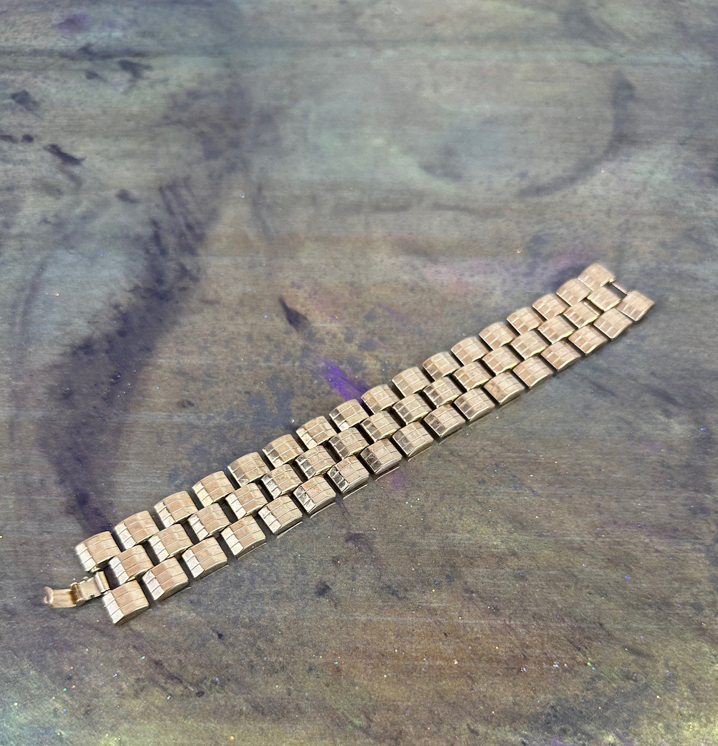 Kreisler Articulated Gold overlay bracelet