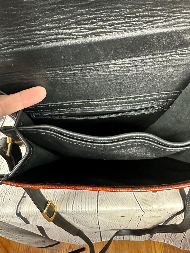 DBrev Alligator and Leather Handbag
