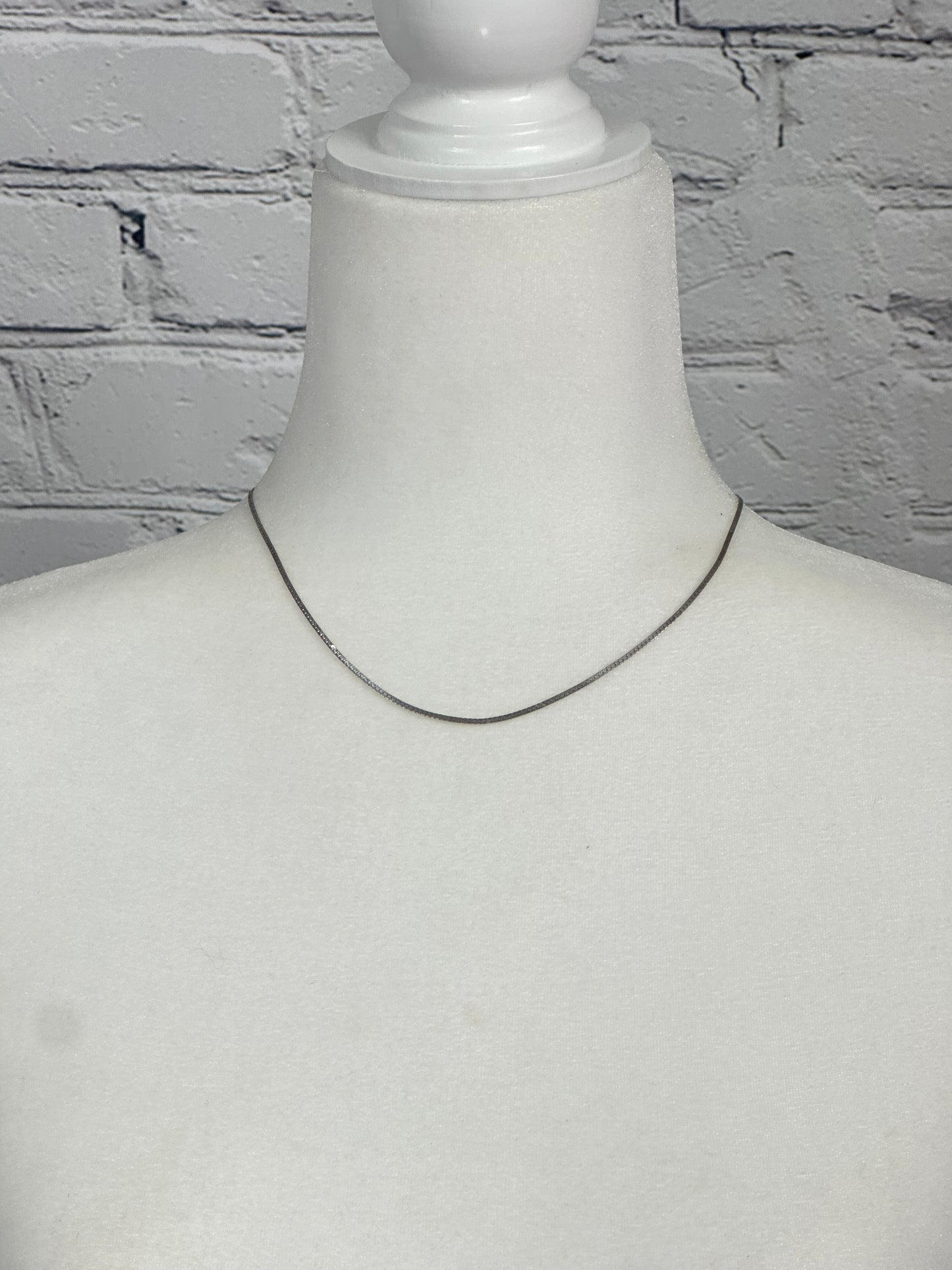 Vintage Monet Silver tone Choker length Chain
