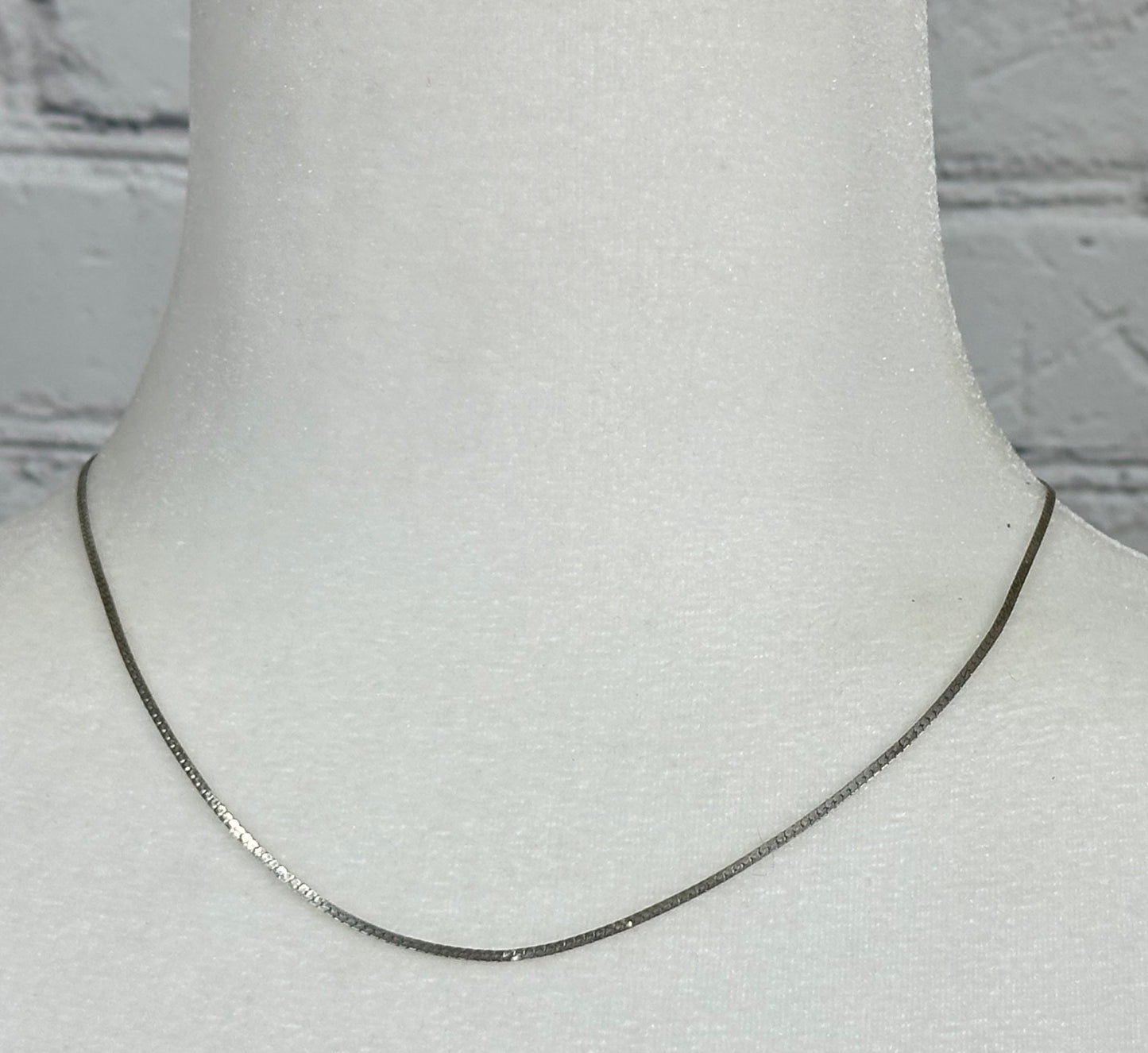 Vintage Monet Silver tone Choker length Chain