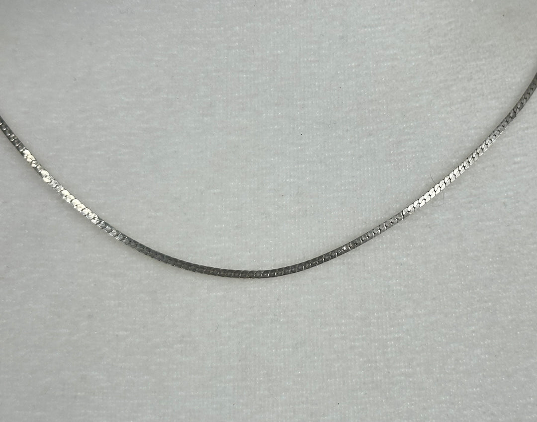 Vintage Monet Silver tone Choker length Chain