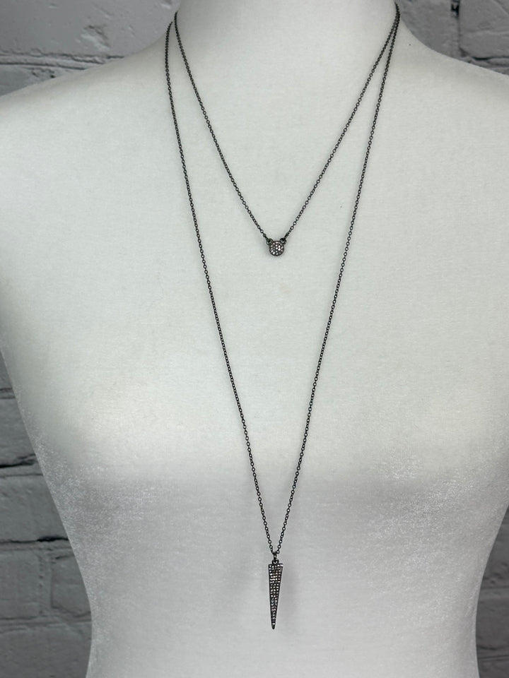 Vintage Premiere Designs Convertible Double chain Adjustable Necklace