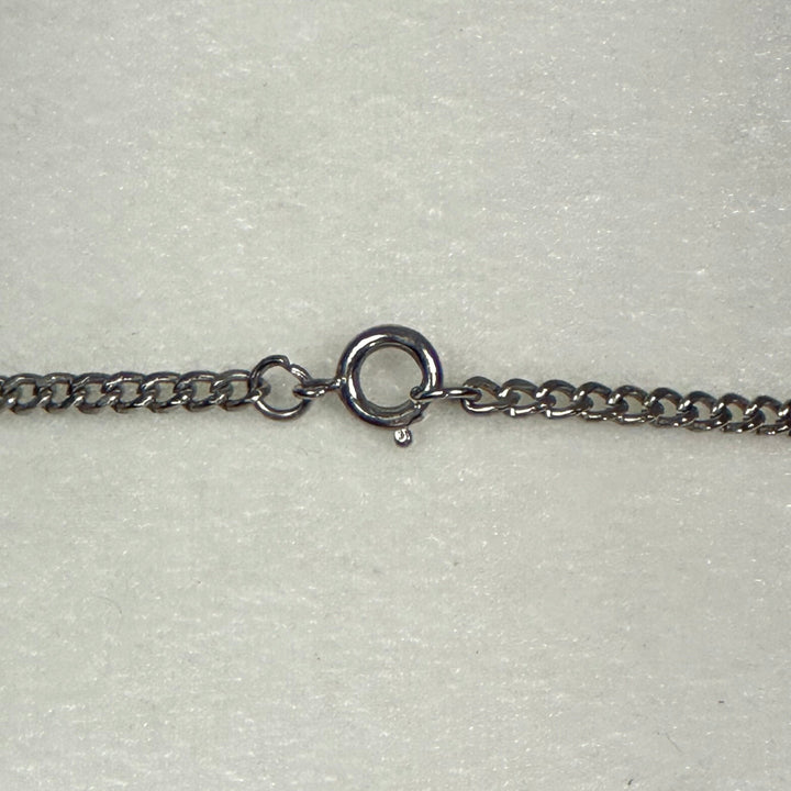 Pewter Lions Head Pendant on Steel Chain