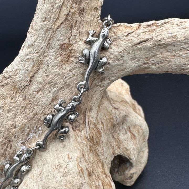 Reptile Bracelet/Anklet in silver