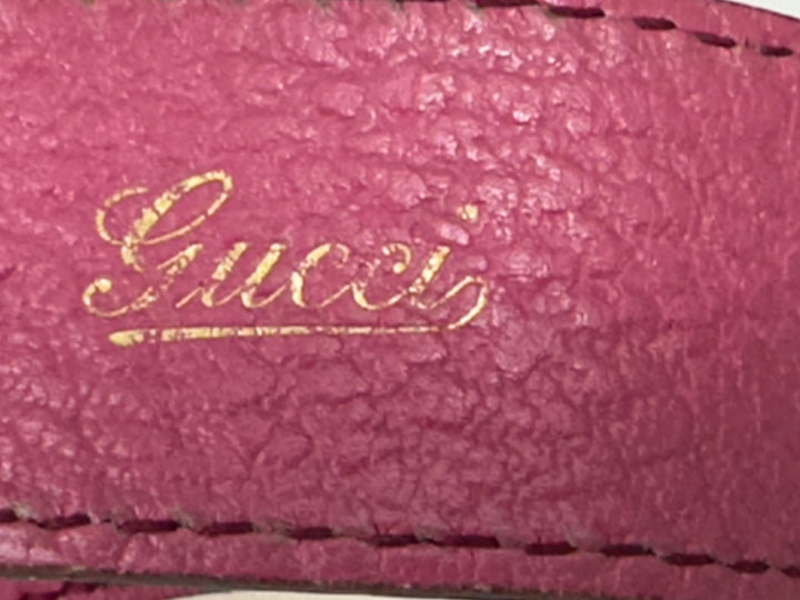 Vintage Pink Pebbled Leather “Jackie” Gucci Purse