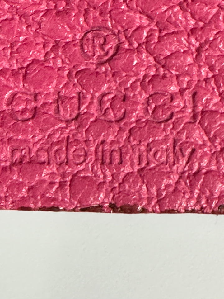 Vintage Pink Pebbled Leather “Jackie” Gucci Purse