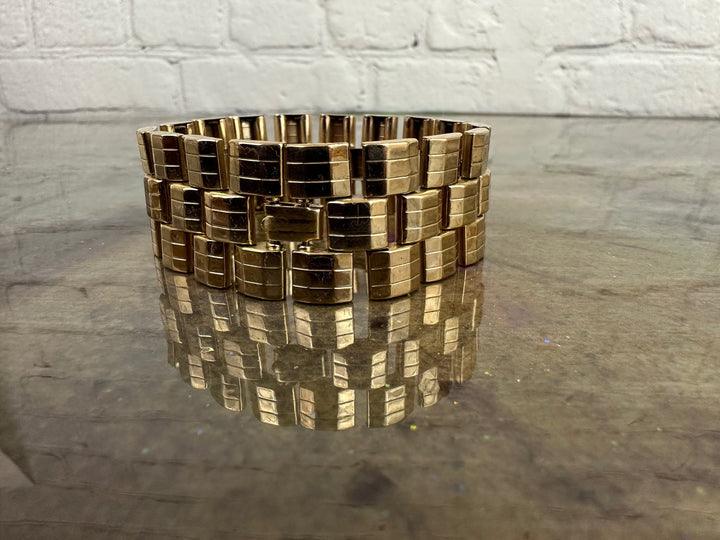Kreisler Articulated Gold overlay bracelet