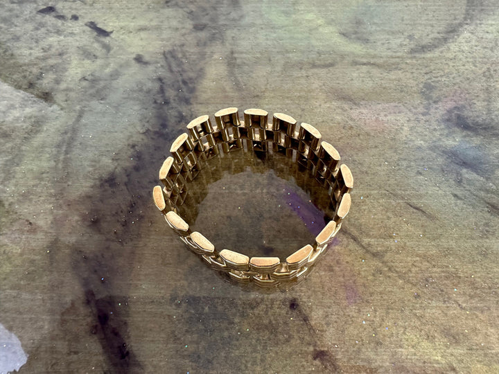 Kreisler Articulated Gold overlay bracelet
